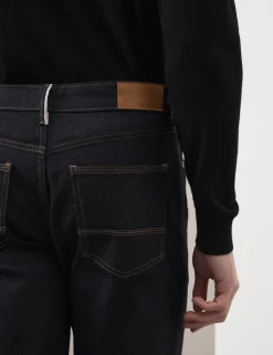Tapered Fit Japanese Selvedge Stretch Jeans