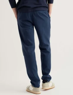 Tapered Fit Linen Rich Chinos