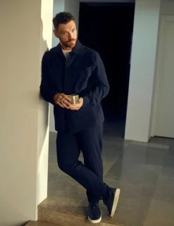Tapered Fit Seersucker Joggers