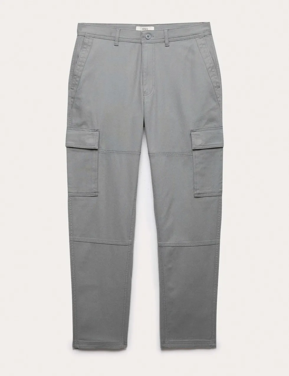 Tapered Fit Stretch Cargo Trousers