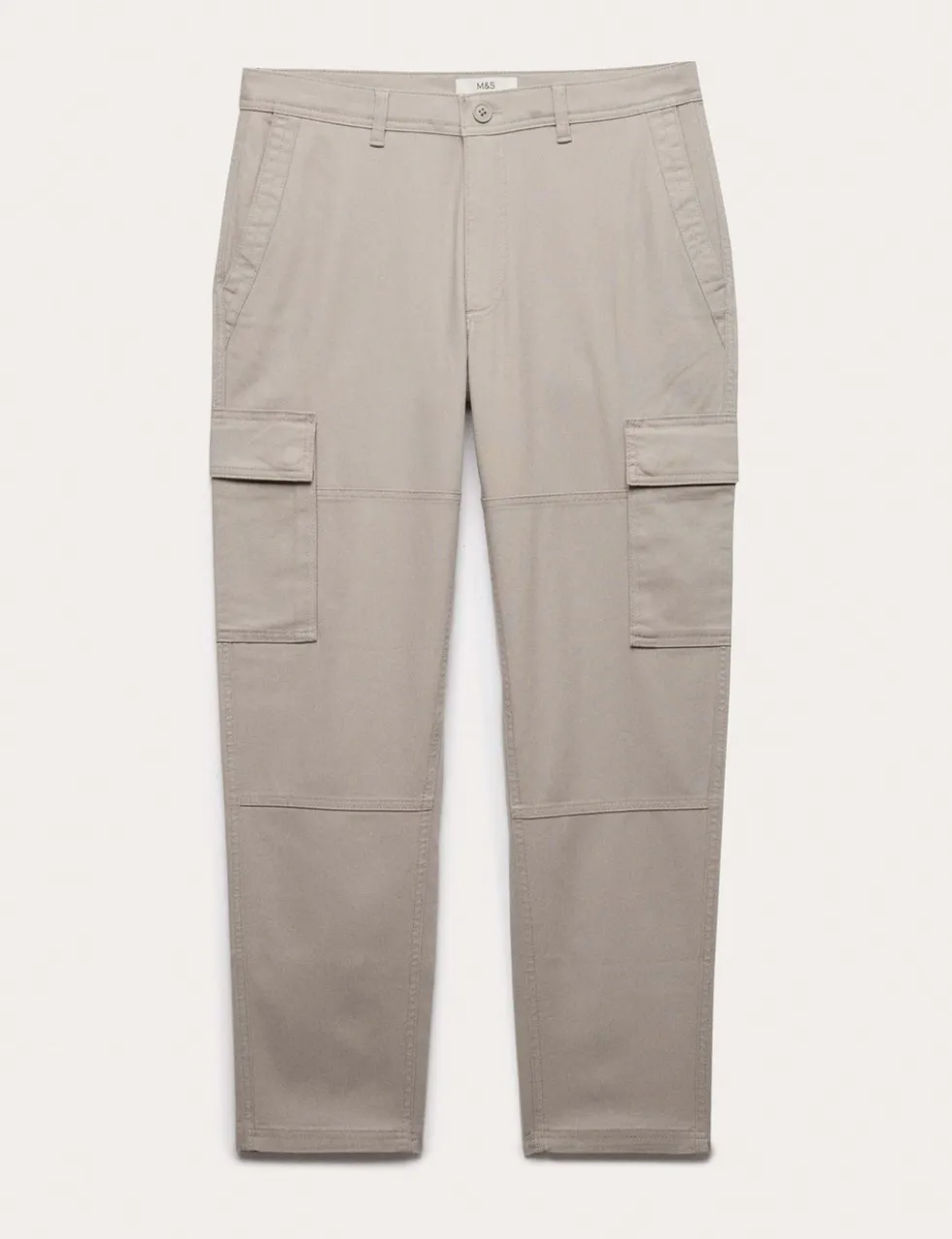 Tapered Fit Stretch Cargo Trousers