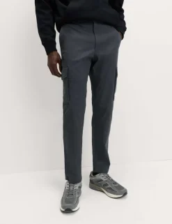Tapered Fit Stretch Cargo Trousers