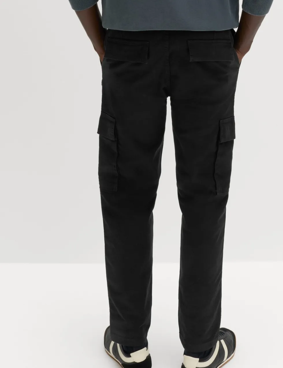 Tapered Fit Stretch Cargo Trousers
