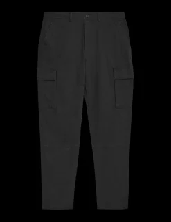 Tapered Fit Stretch Cargo Trousers