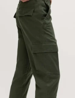 Tapered Fit Stretch Cargo Trousers