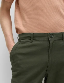 Tapered Fit Stretch Cargo Trousers