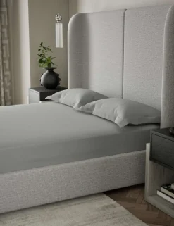 500TC Cotton Sateen Deep Fitted Sheet