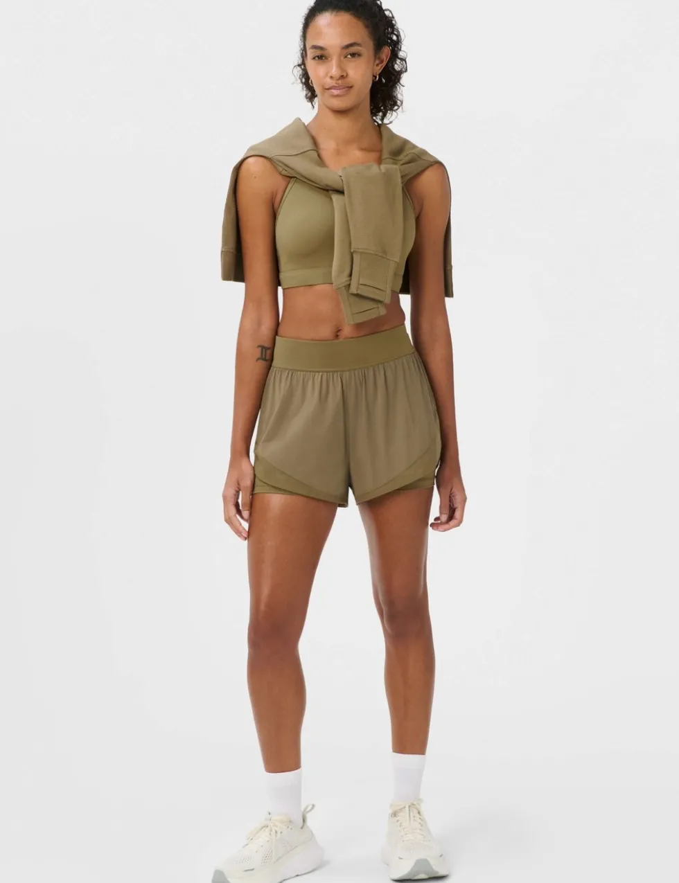 Tempo Run Layered Running Shorts