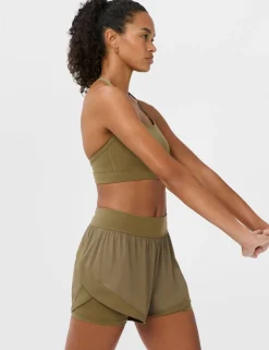 Tempo Run Layered Running Shorts