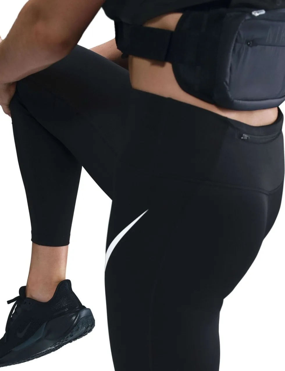 Tempo Swoosh Run High Waisted 7/8 Leggings