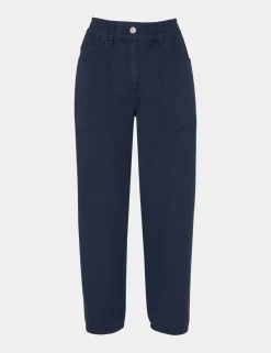 Tessa Cotton Rich Straight Leg Trousers