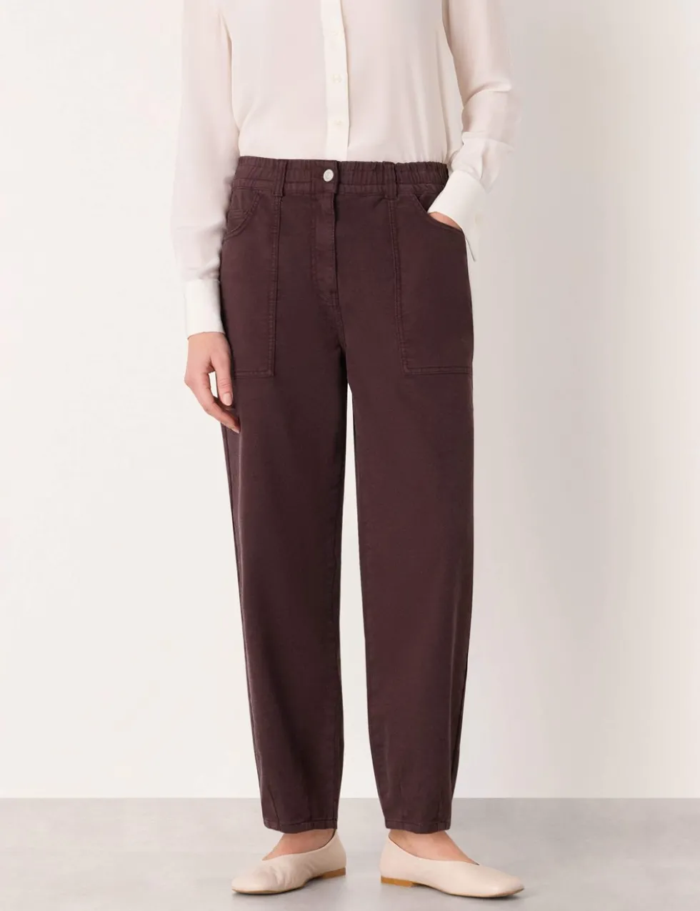 Tessa Cotton Rich Straight Leg Trousers