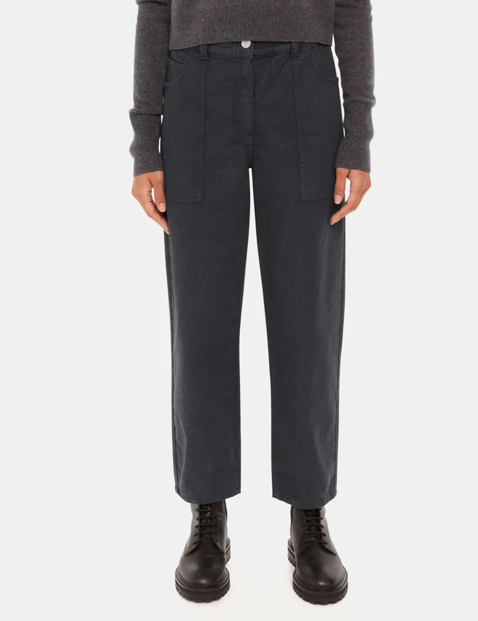 Tessa Cotton Rich Straight Leg Trousers