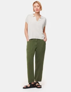 Tessa Cotton Rich Straight Leg Trousers