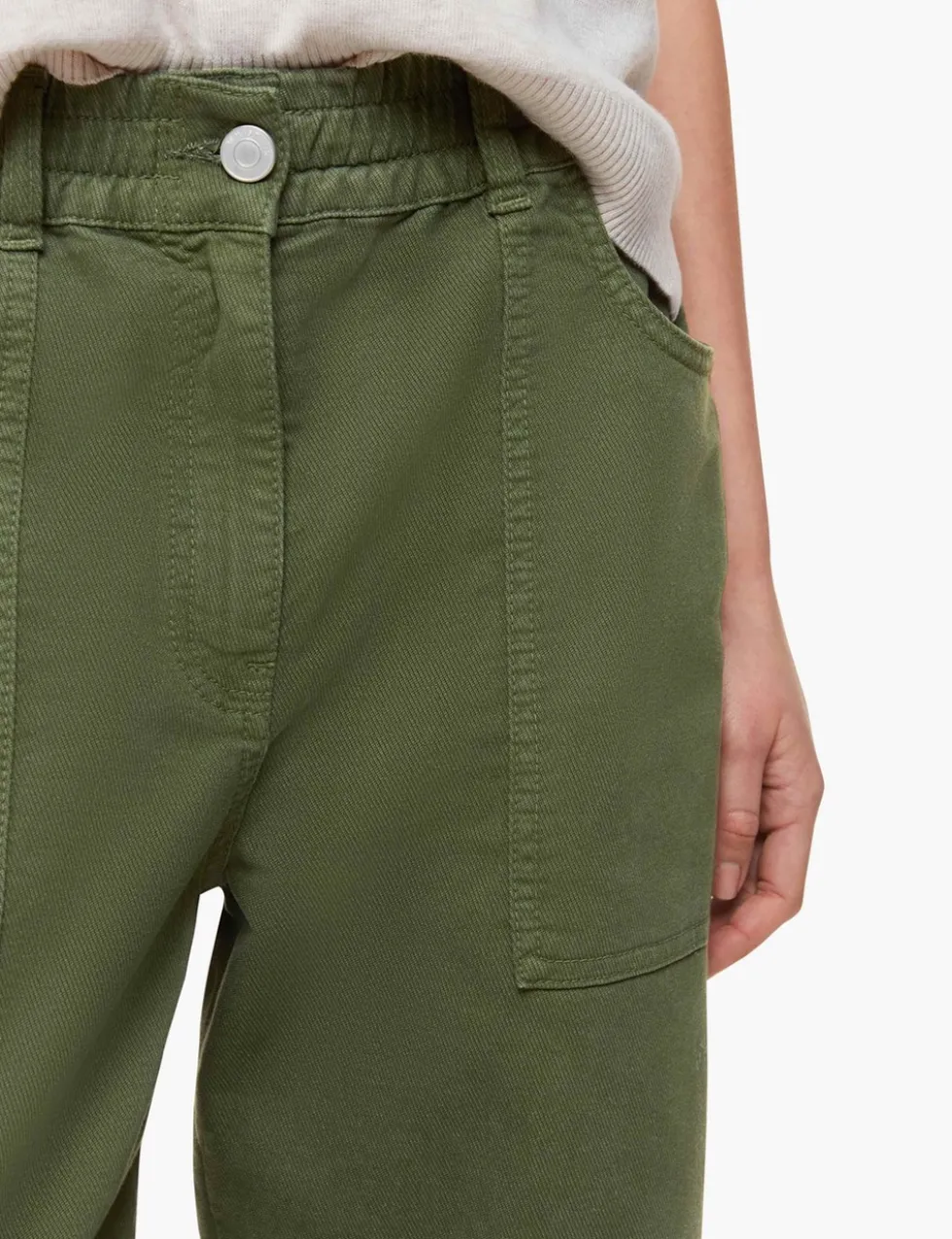 Tessa Cotton Rich Straight Leg Trousers