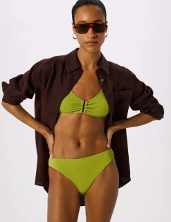 Textured Bikini Bottoms