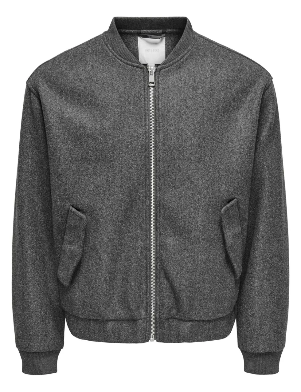 Textured Bomber Jacket