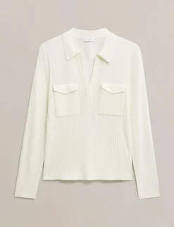 Textured Collared Jumper