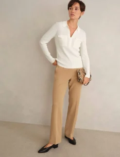 Textured Collared Jumper