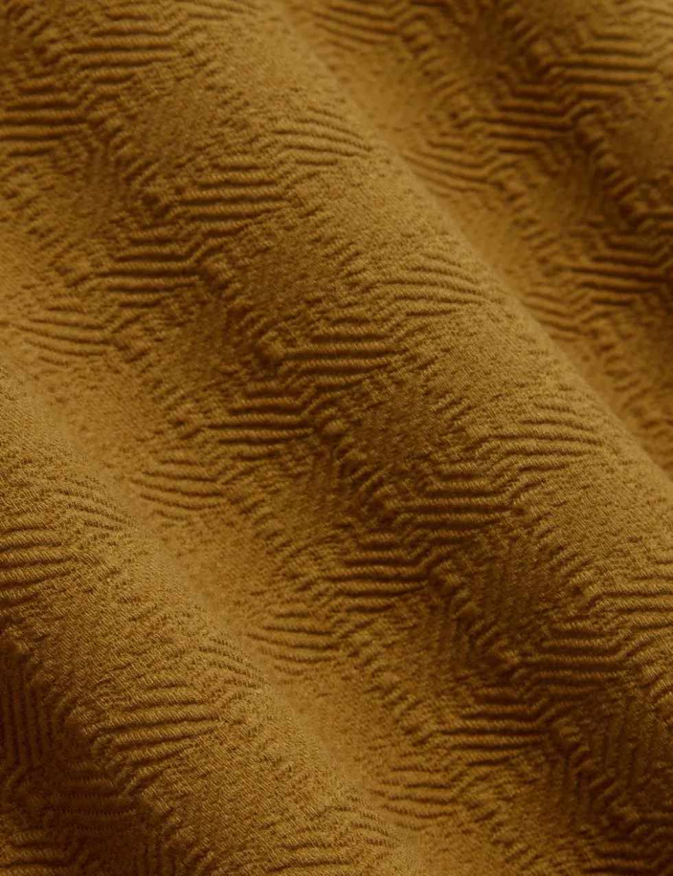 Textured Crew Neck T-Shirt