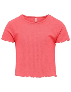 Textured Cropped T-Shirt (7-14 Yrs)