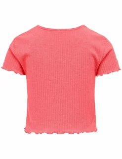 Textured Cropped T-Shirt (7-14 Yrs)