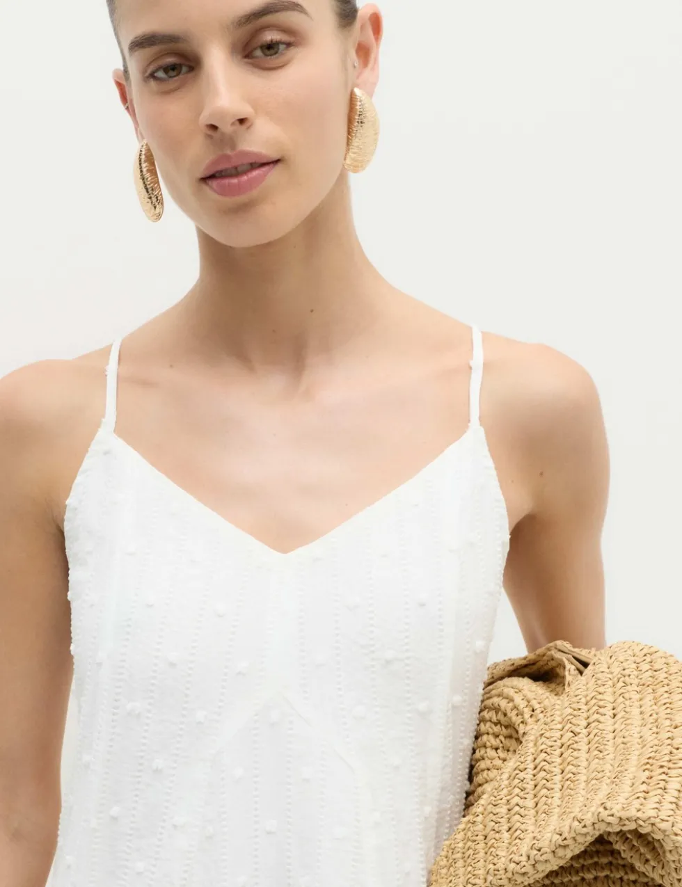 Textured Dobby Maxi Beach Dress