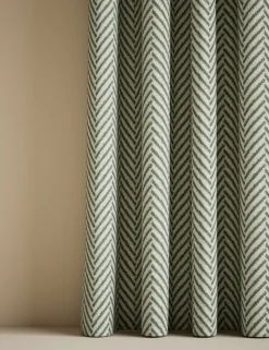 Textured Herringbone Eyelet Curtains