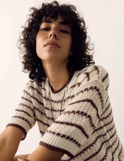 Textured Knitted Top
