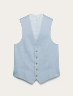 Textured Stretch Waistcoat
