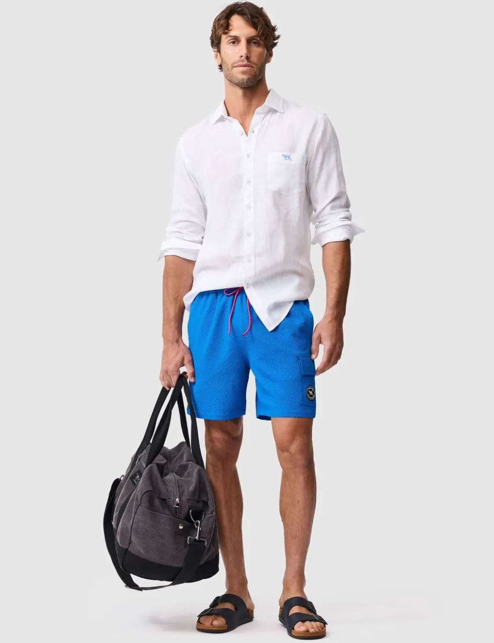 Textured Swim Shorts
