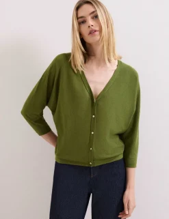 Textured V-Neck Cardigan