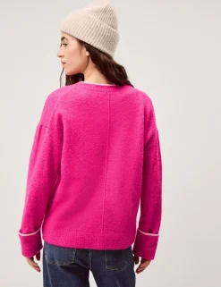 Textured V-Neck Cardigan