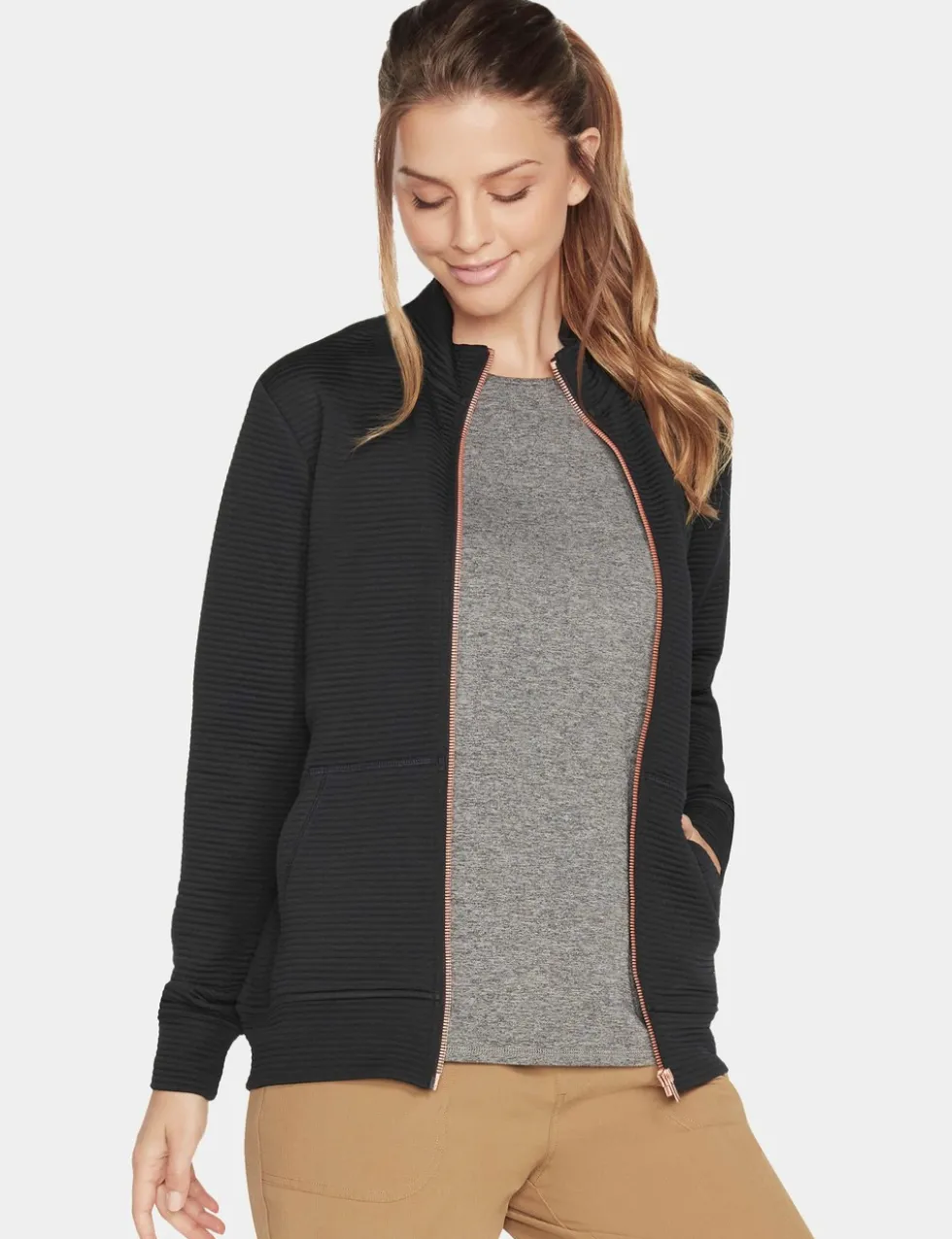 The GO WALK Everywhere Zip Up Jacket