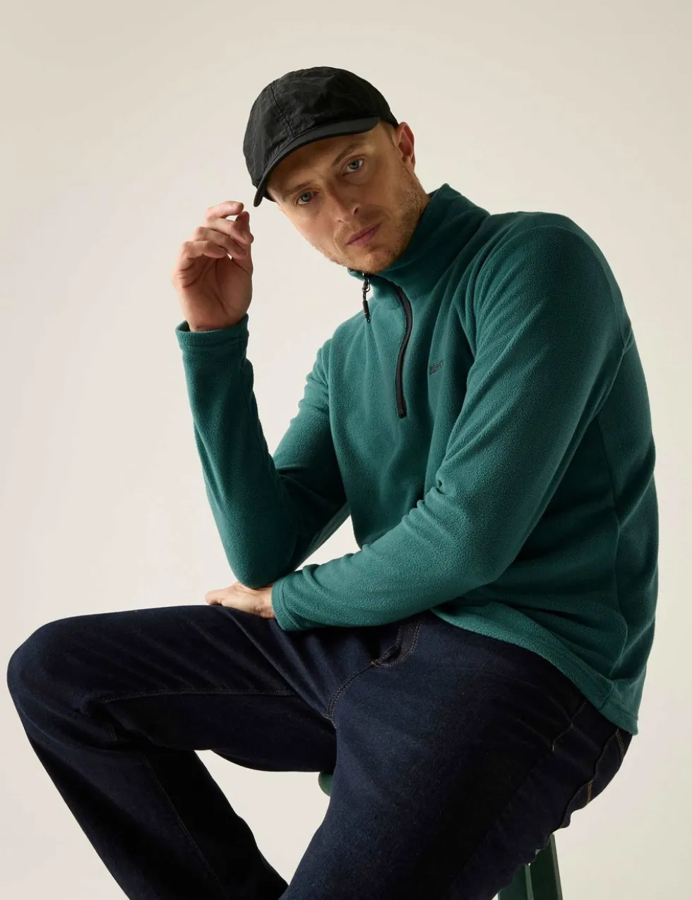 Thompson Funnel Neck Half Zip Fleece