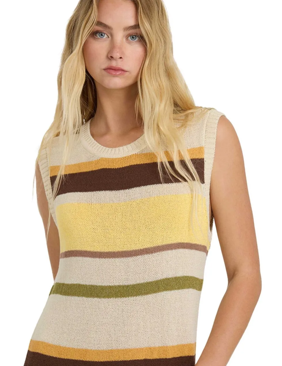 Those Days Striped Maxi Knitted Dress