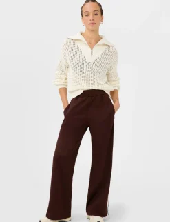 Tides High Pure Cotton Textured Half Zip Jumper