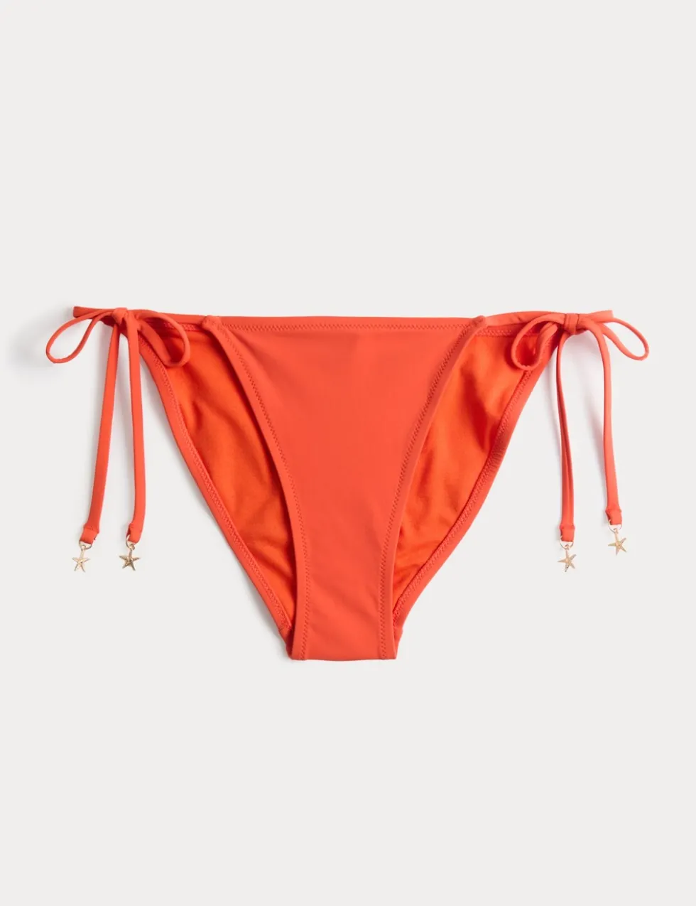 Tie Detail High Leg Bikini Bottoms