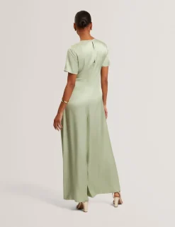 Tie Detail Wide Leg Jumpsuit