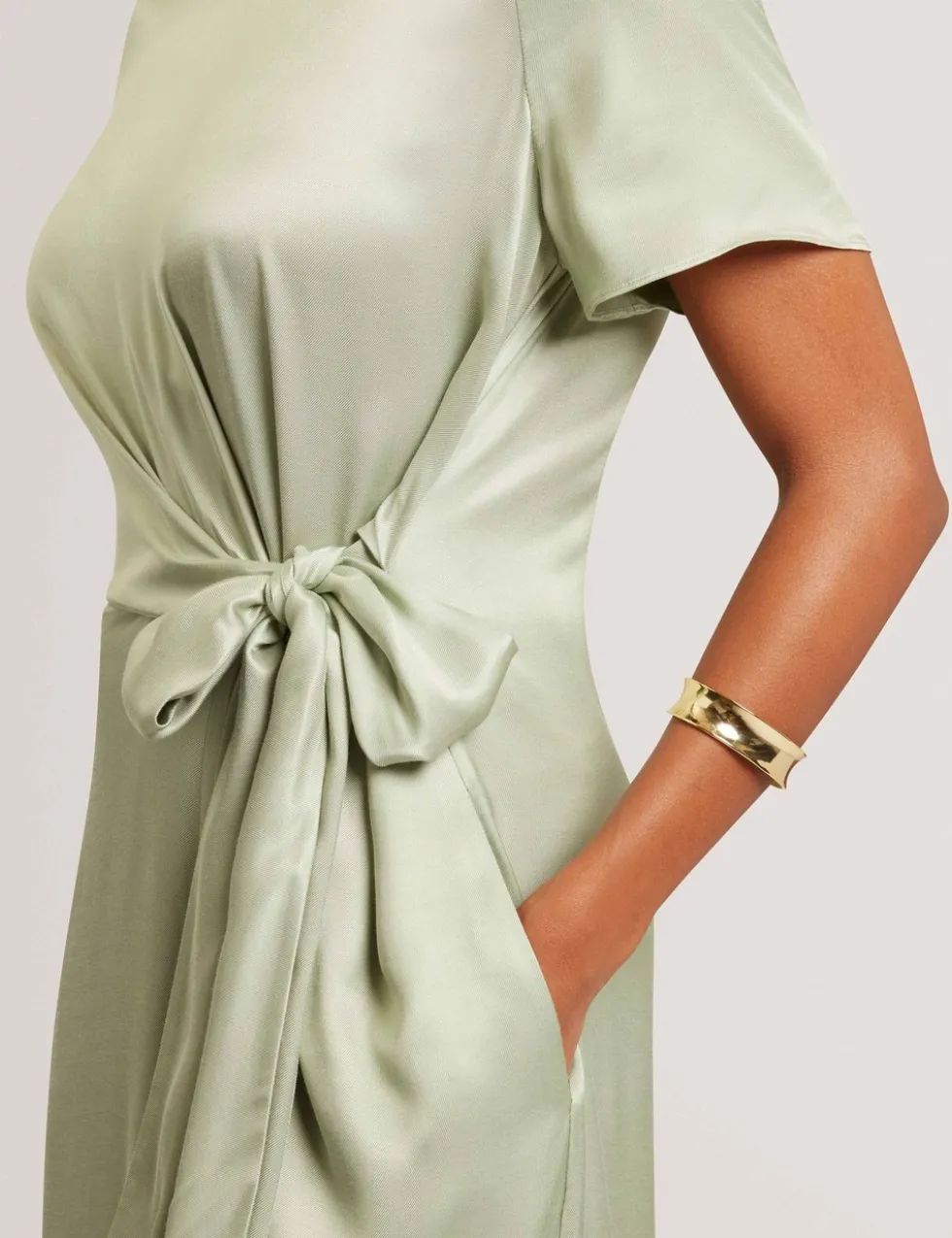 Tie Detail Wide Leg Jumpsuit