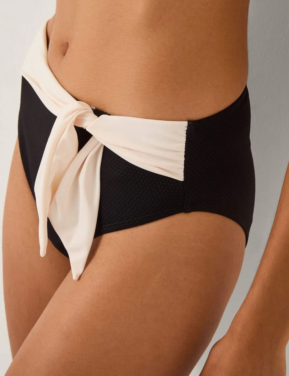 Tie Front High Waisted Bottoms
