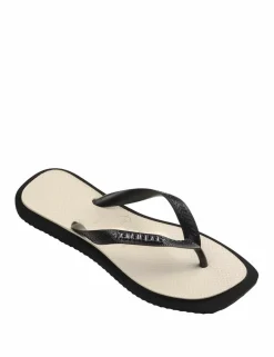 Top Square Fusion Flip Flops