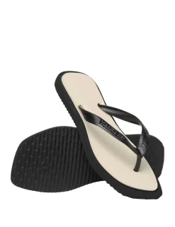Top Square Fusion Flip Flops