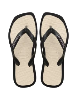 Top Square Fusion Flip Flops