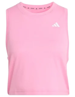 Train Essentials Boxy Gym Crop Vest Top