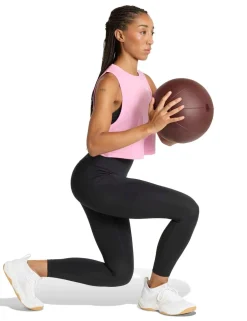 Train Essentials Boxy Gym Crop Vest Top