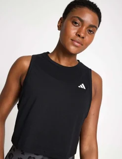 Train Essentials Crew Neck Boxy Vest Top