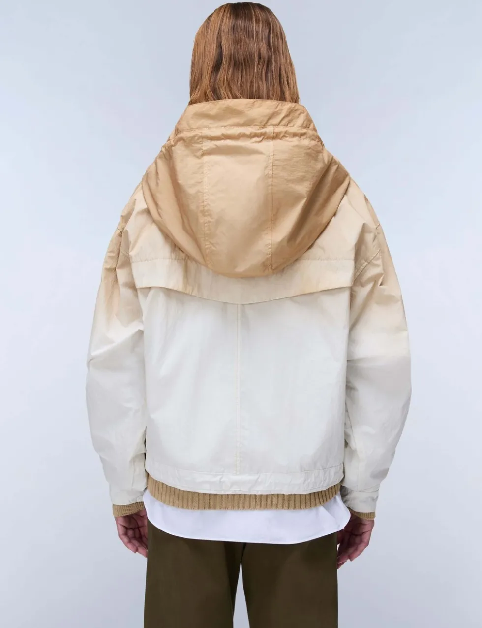 Traveler Dip Dye Oversized Short Jacket
