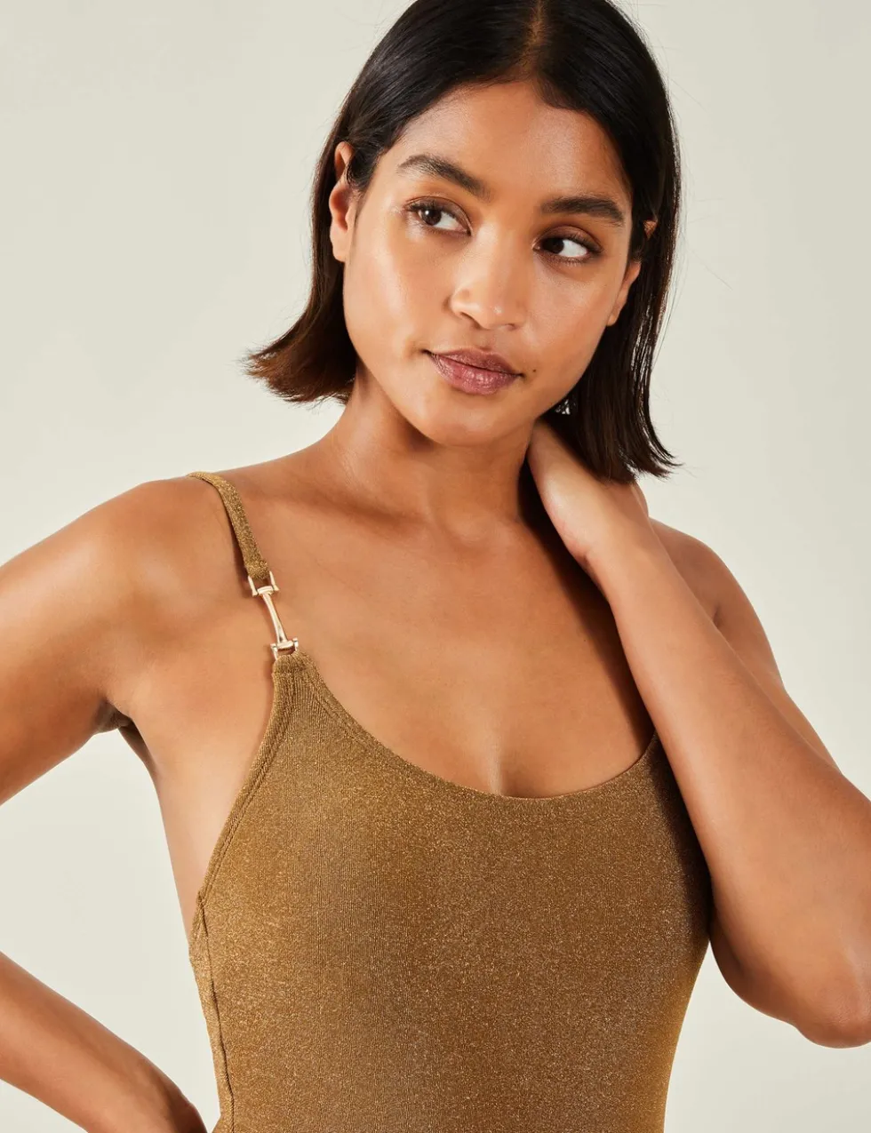 Trim Detail Swimsuit