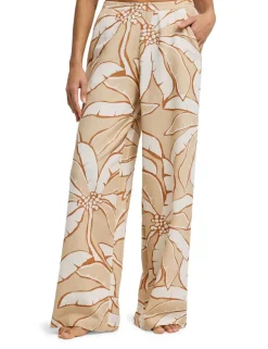 Tropic Breeze Floral Elasticated Waist Trousers